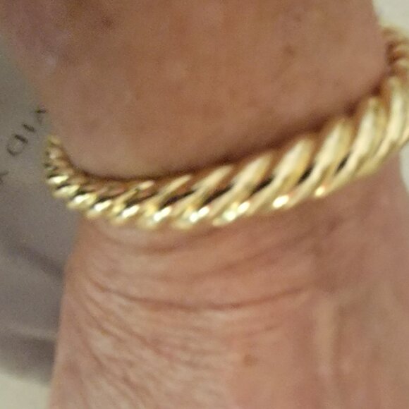 David Yurman 18K Pure Form Cable Bracelet - Picture 4 of 6